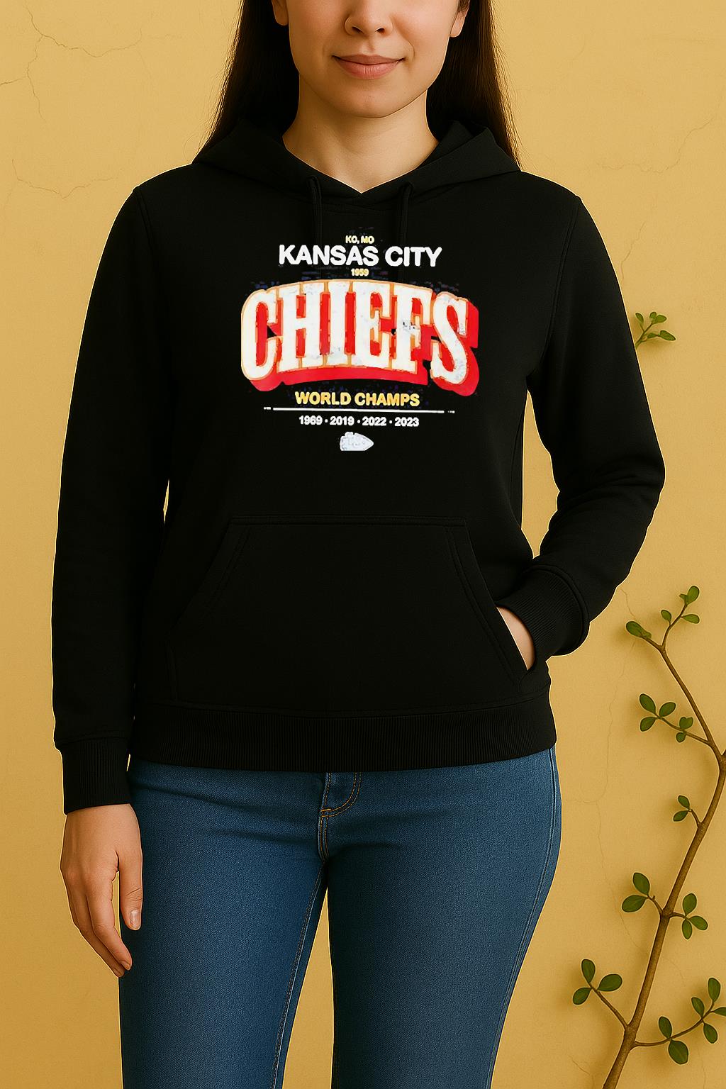 Brittany Mahomes X Chiefs World Champs Game Day Unisex Hoodie