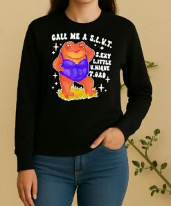 Call Me A S L U T Sexy Little Unique Toad Frog Sweater