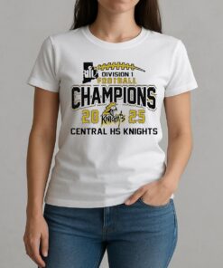 Central Hs Knights 2025 Riil Football Champions Division 1 W-tee