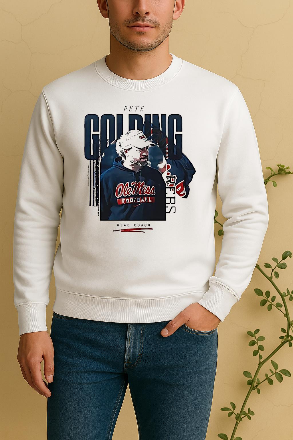 Coach Pete Golding Of Ole Miss Football Sweater
