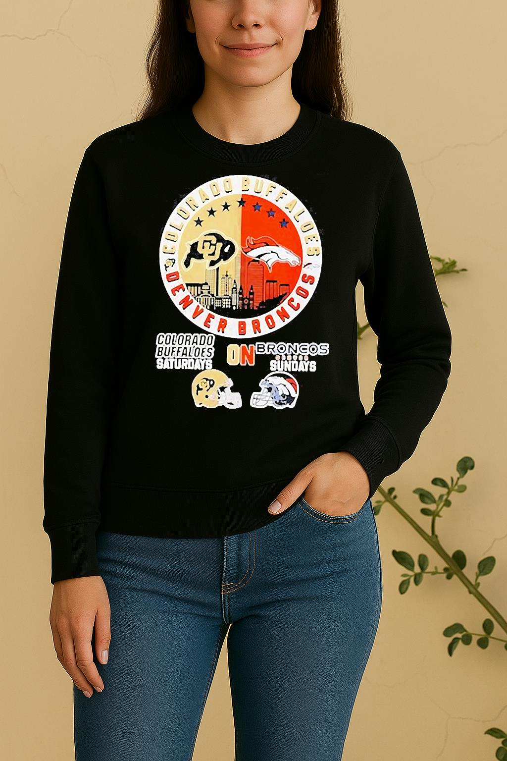 Colorado Buffaloes On Saturdays And Broncos On Sundays Sweater