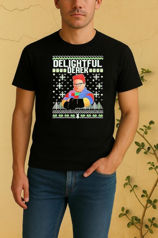 Delightful Derek Ugly Christmas Shirt