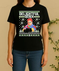 Delightful Derek Ugly Christmas Women Shirt
