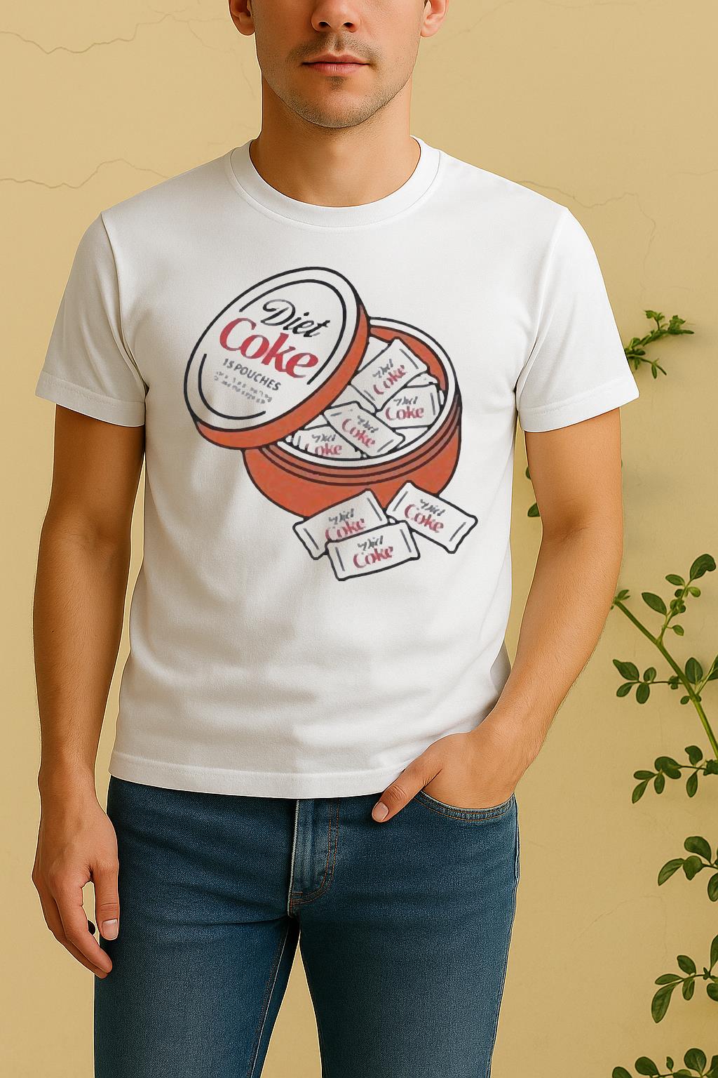 Diet Coke Zyn Pouches Shirt by Bino Shirt – Custom Graphic T-Shirt