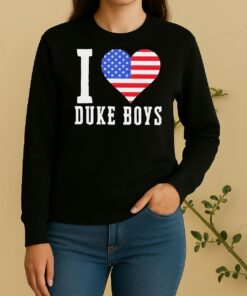 Duke Boys I Love Duke Boys Us Flag Sweater