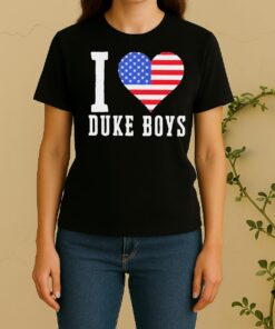 Duke Boys I Love Duke Boys Us Flag Women Shirt