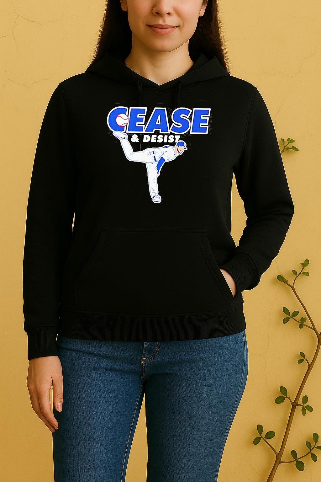 Dylan Cease Toronto Blue Jays Cease Amp Desist Unisex Hoodie