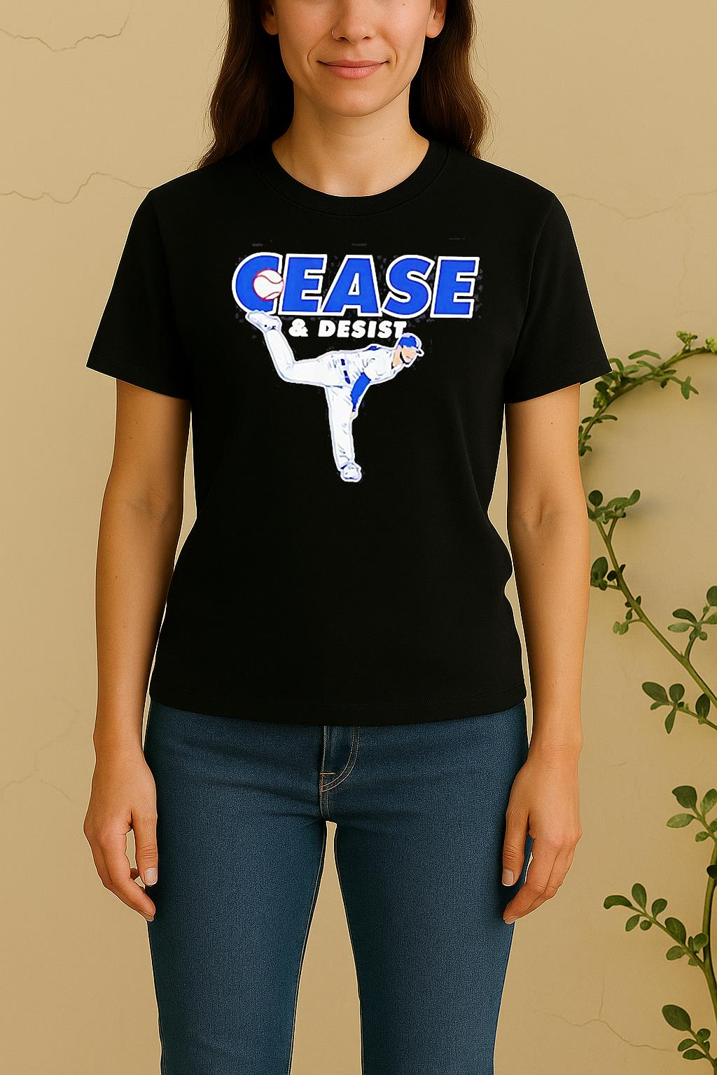 Dylan Cease Toronto Blue Jays Cease Amp Desist Women Shirt