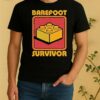 Foot Brick Survivor Barefoot Lego Survivor Shirt