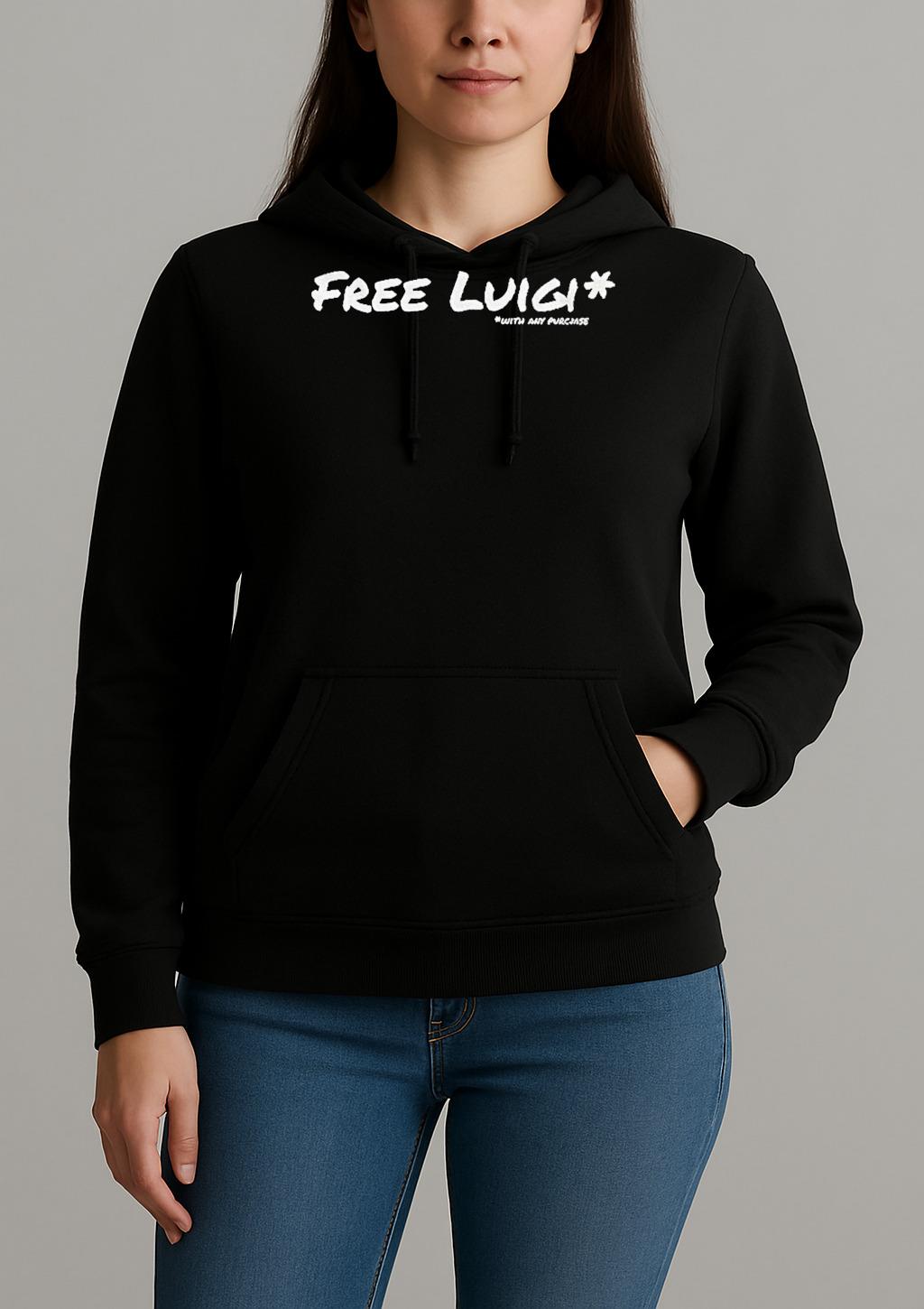 Free Luigi Mangione With Any Purchase Unisexhoodie
