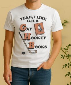 Funny Yeah I Like G H B Gay Hockey Books Shirt