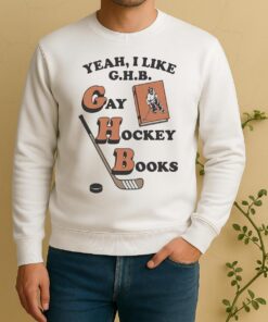Funny Yeah I Like G H B Gay Hockey Books Sweater