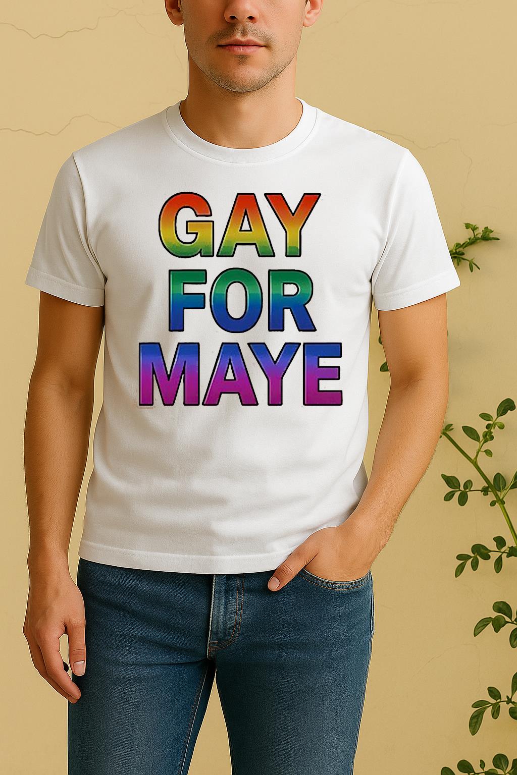 Gay For Maye New England Patriots Rainbow Shirt by Bino Shirt – Custom Graphic T-Shirt