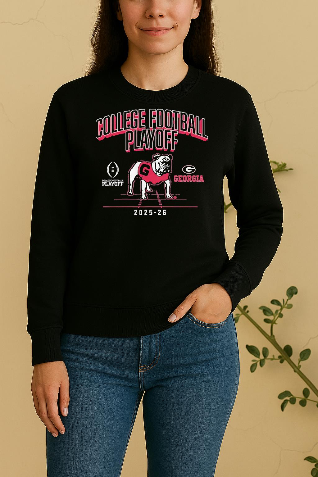 Georgia 2025 Cfb Playoff Mascoshirt Georgia Football TeeSweater