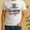 Georgia Bulldogs 2025 Sec Football Champions Logo Shirt
