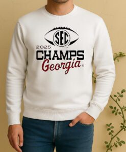 Georgia Bulldogs 2025 Sec Football Champions Logo Sweater