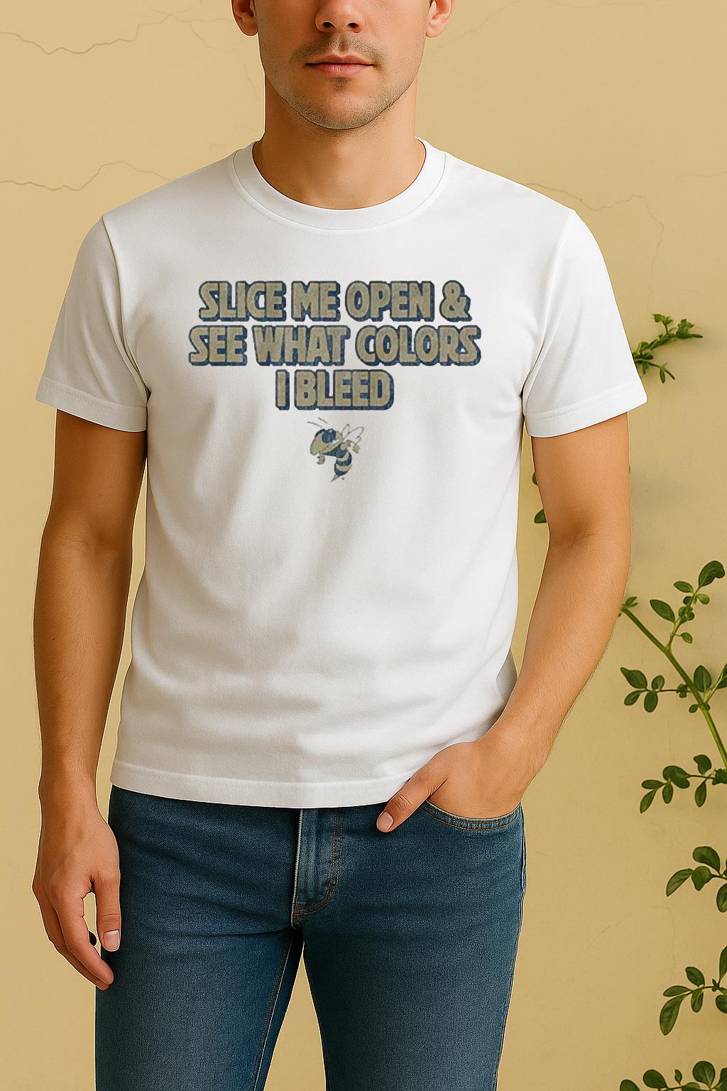 Georgia Tech Yellow Jackets See What Colors I Bleed Shirt