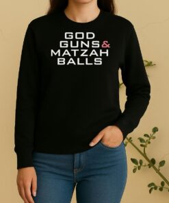 God Guns And Matzah Balls Sweater