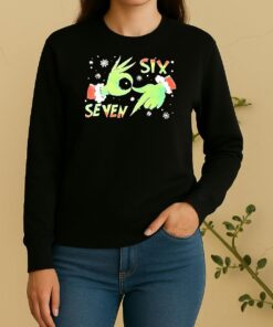 Grinch Hands Six Seven Christmas Sweater