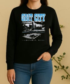 Grit City Detroit Stadium Sweater