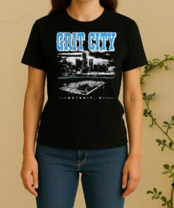 Grit City Detroit Stadium Women Shirt