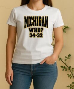 Hannah Montoya Michigan Who 34 32 Women Shirt