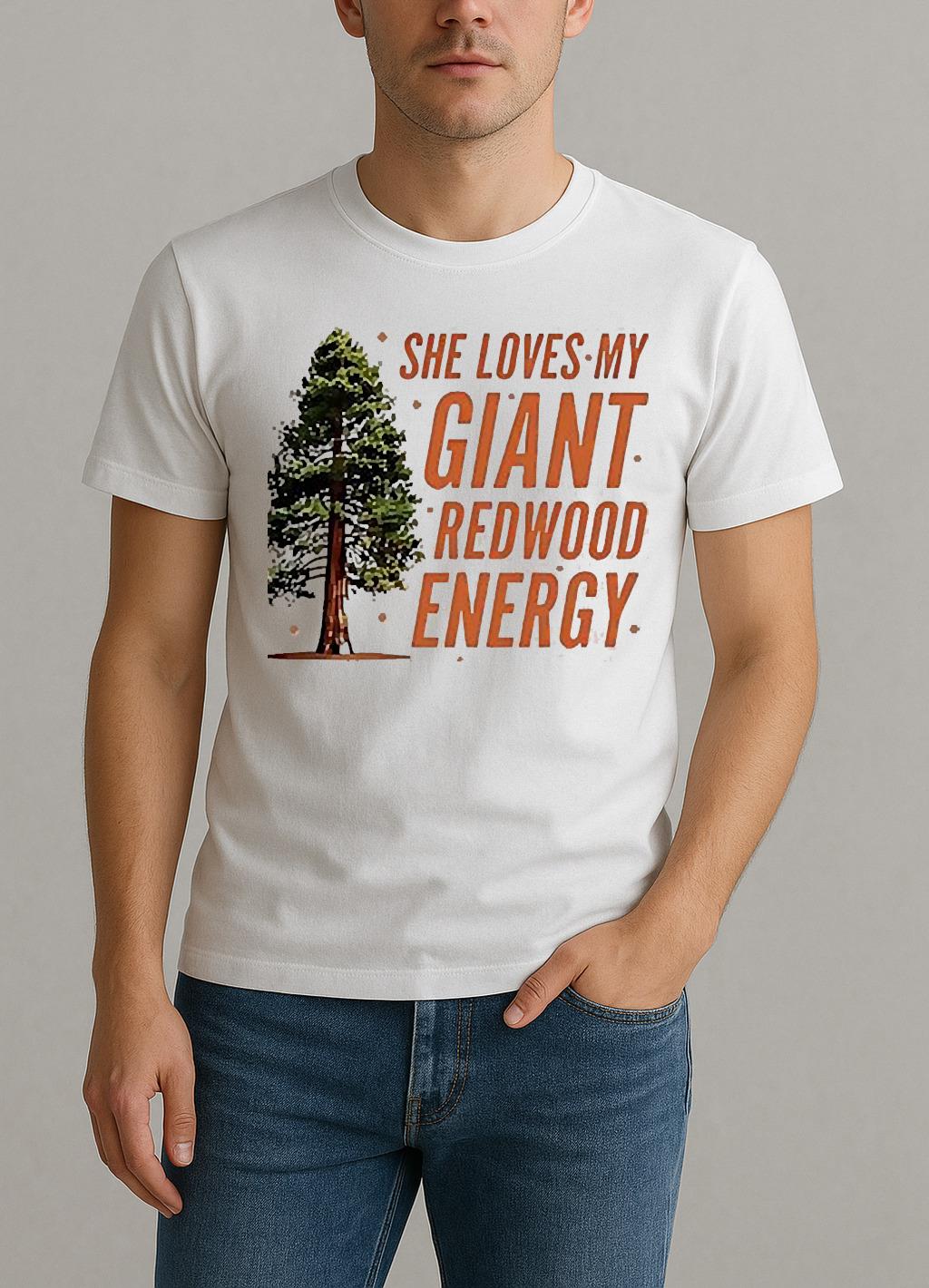 He Loves My Showgirl Style She Loves My Redwood Christmas Tree Shirt