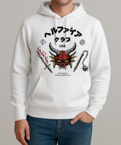 Hellfire Club Tokyo Stranger Things 5 Vintage Unisexhoodie