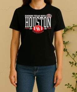 Houston Cougars 2025 Kinders Texas Bowl Logo Women Shirt