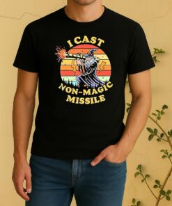 I Cast Non Magic Missile Sunset Vintage Shirt