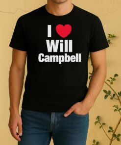 I Love Will Campbell New England Patriots Shirt