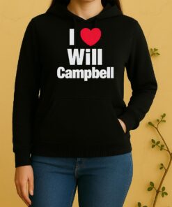 I Love Will Campbell New England Patriots Unisex Hoodie