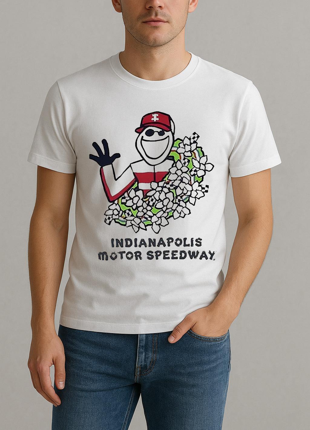Indianapolis Motor Speedway Life Is Good Wreath Shirt