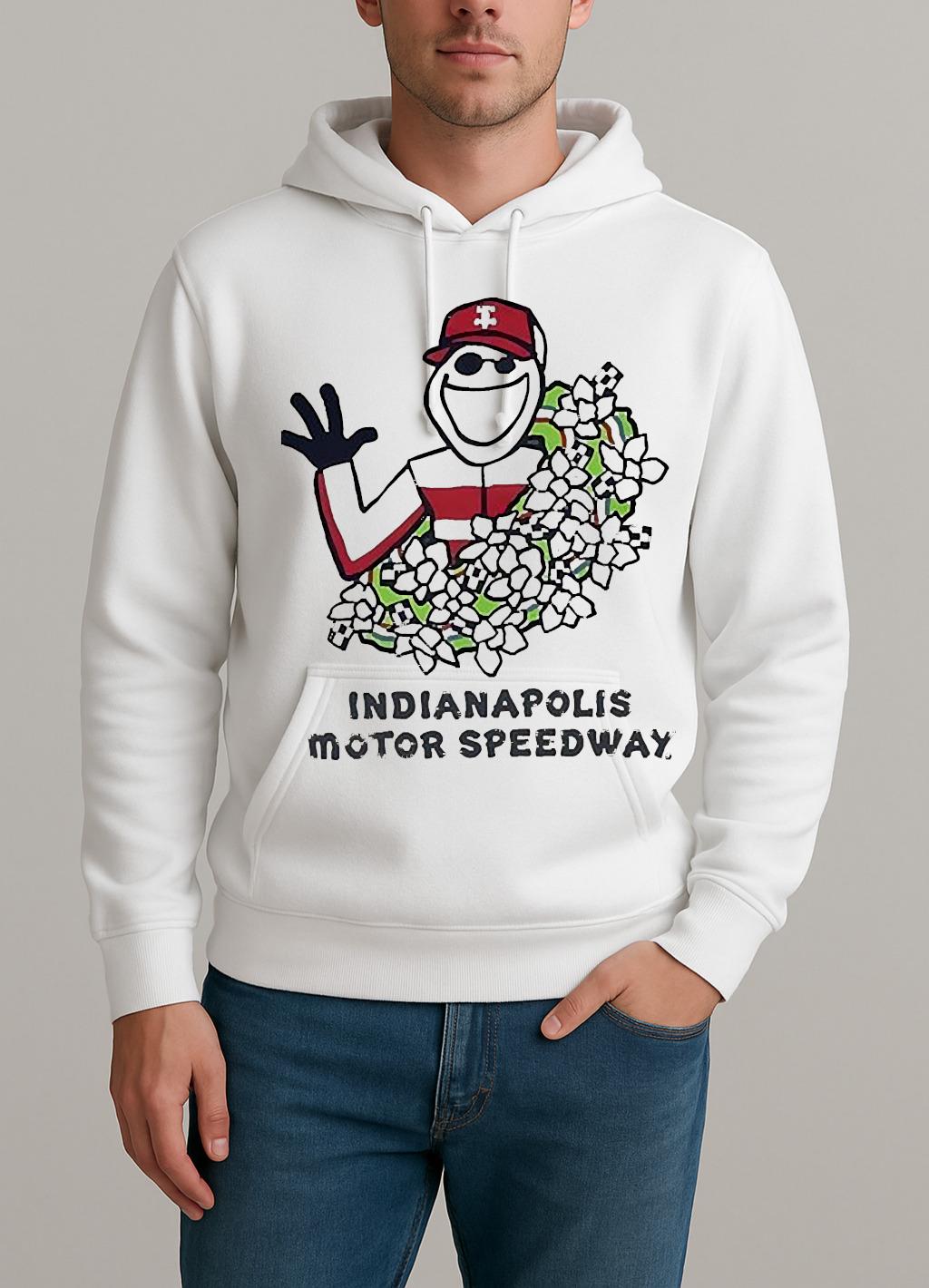 Indianapolis Motor Speedway Life Is Good Wreath Unisexhoodie