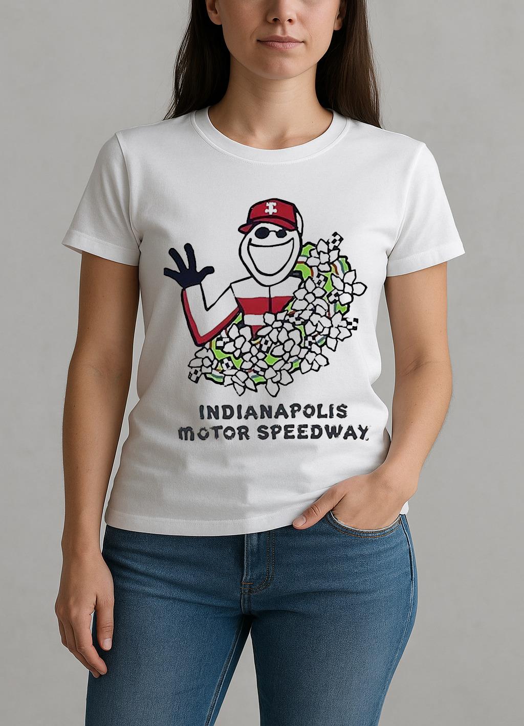Indianapolis Motor Speedway Life Is Good Wreath W-tee