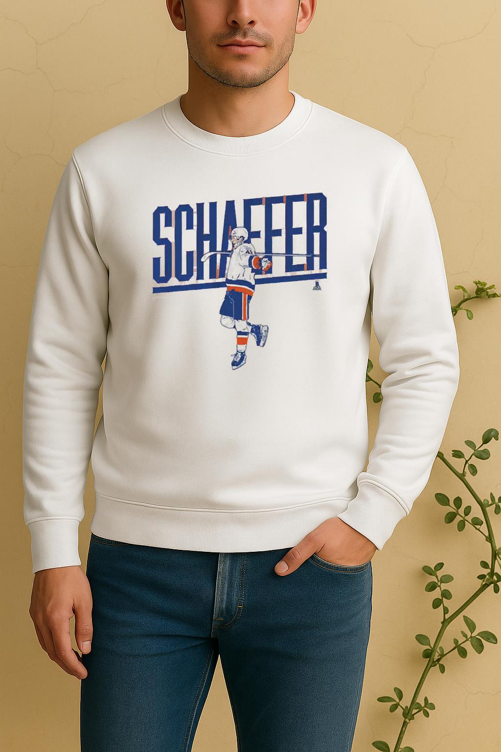 Matthew Schaefer Name Pose Sweater