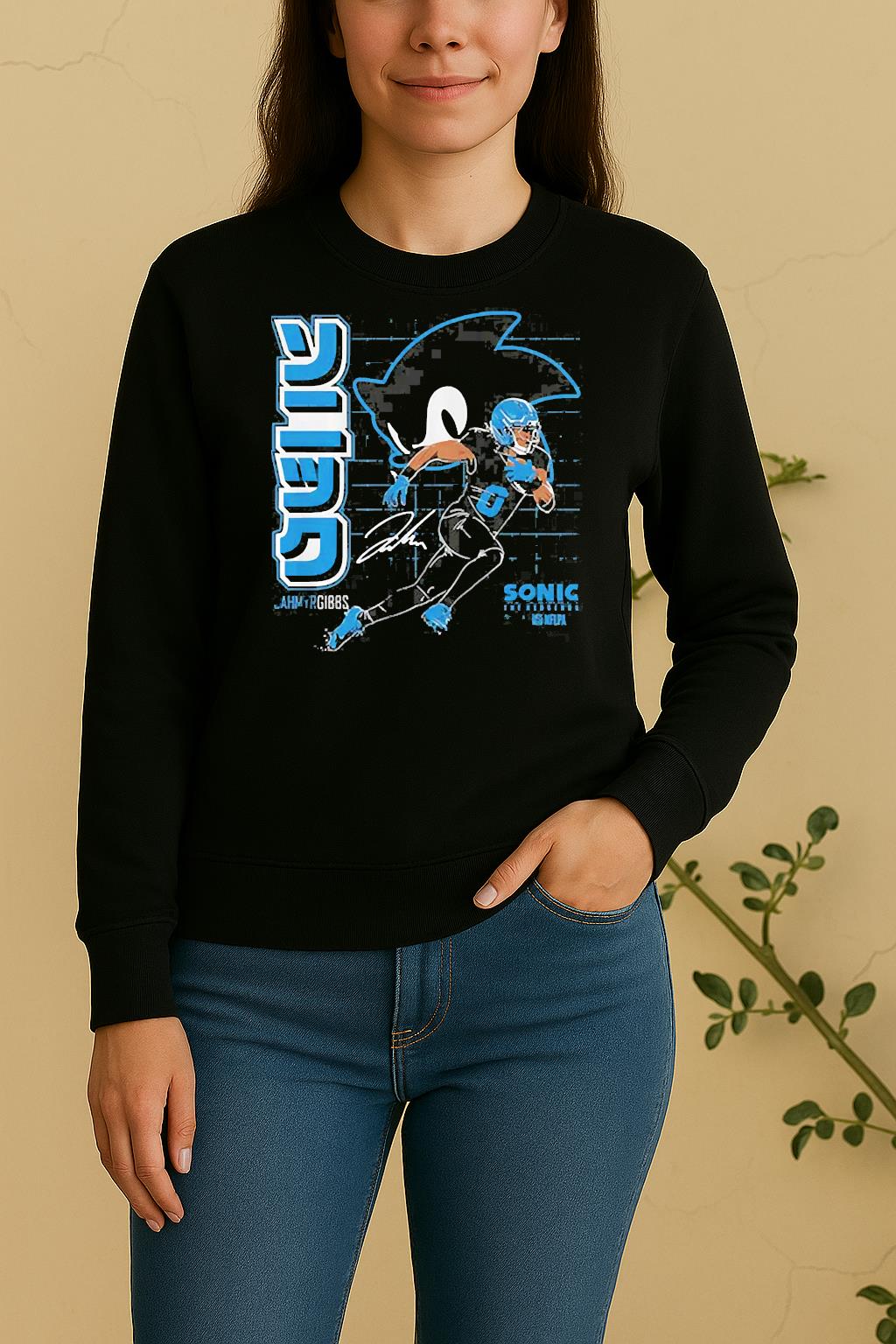 Jahmyr Gibbs Sonic The Hedgehog Sweater