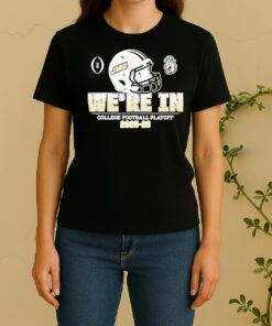 James Madison Dukes Jmu College Football Playoff Were In 2025 2026 Helmet Women Shirt