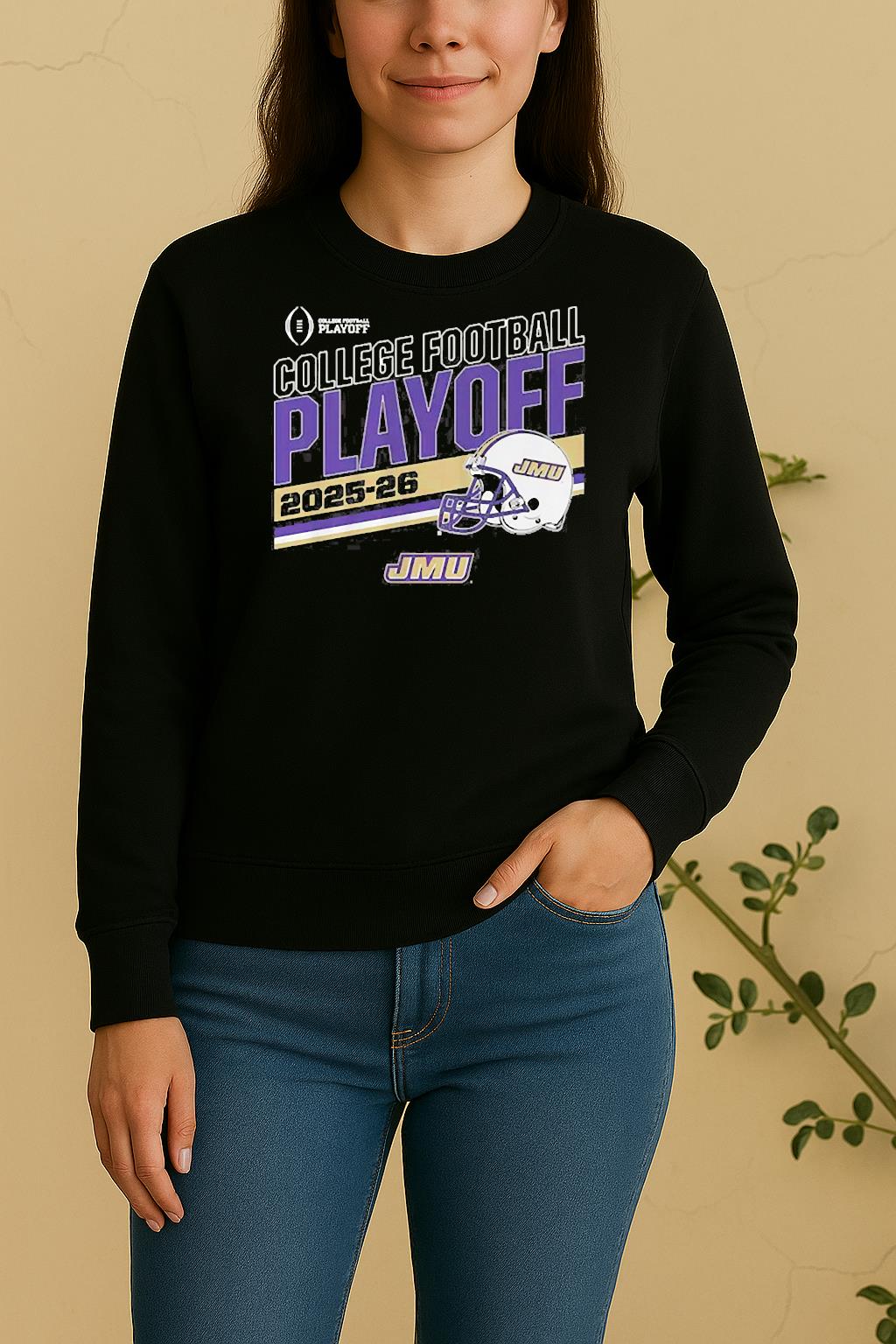 Jmu 2025 Cfp Stripe Sweater
