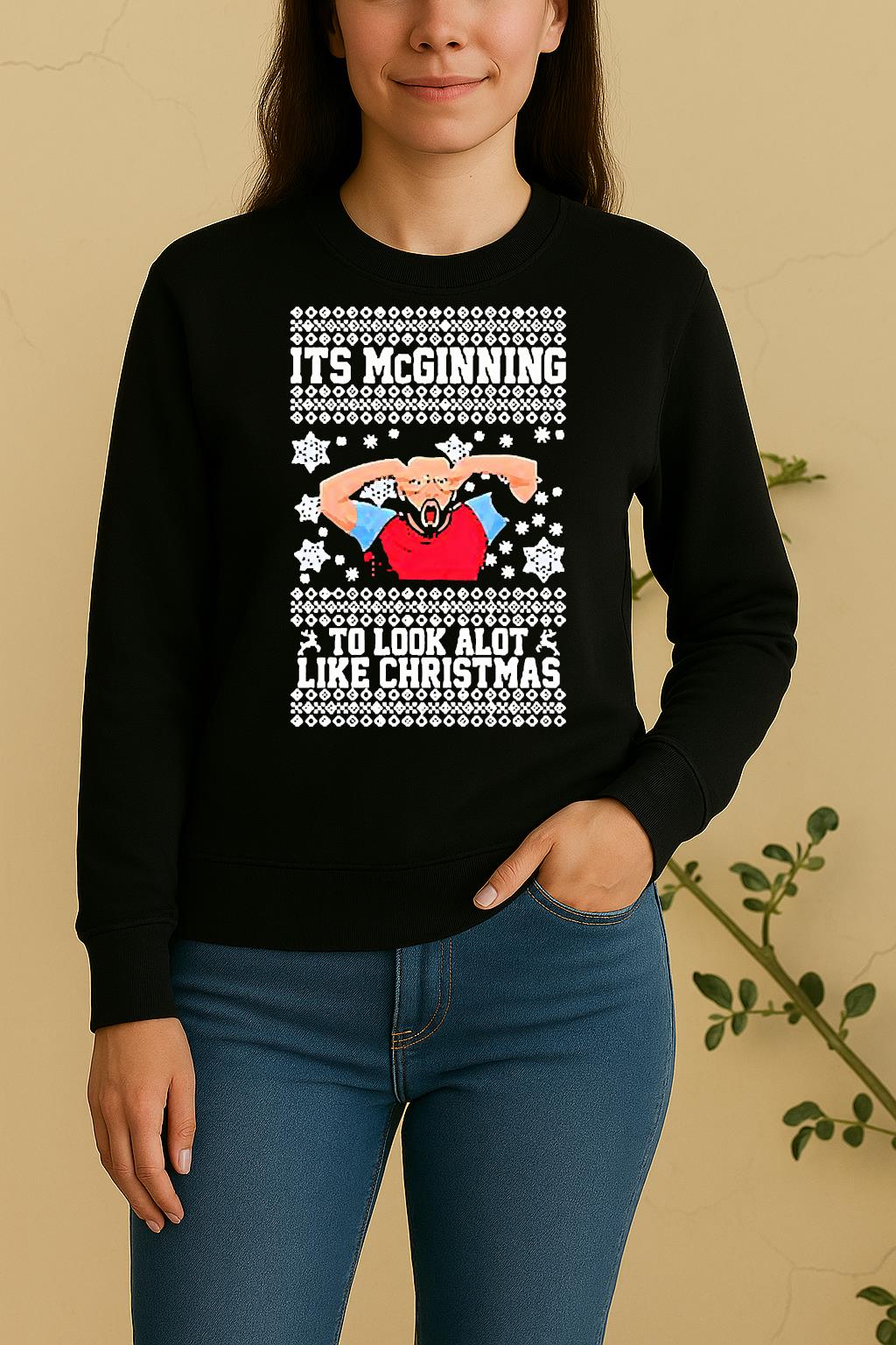 John Mcginn Its Mcginning To Look A Lot Like Christmas Ugly Sweater