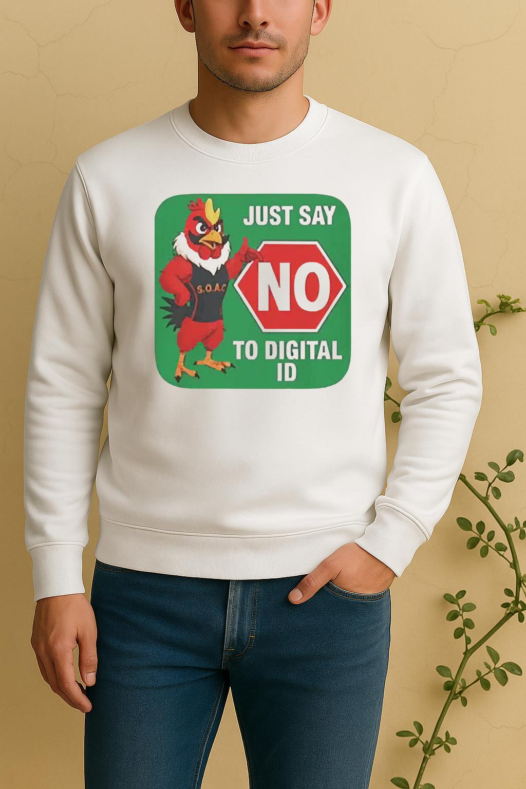 Just Say No To Digital Id Tee Sweater