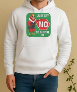 Just Say No To Digital Id Tee Unisex Hoodie