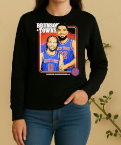 Knicks Step Brothers Jalen Brunson And Karl Anthony Towns Sweater