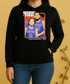 Knicks Step Brothers Jalen Brunson And Karl Anthony Towns Unisex Hoodie