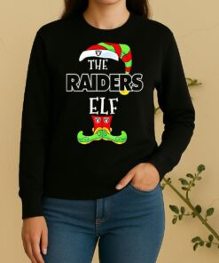 Las Vegas Raiders Christmas Elf Sweater