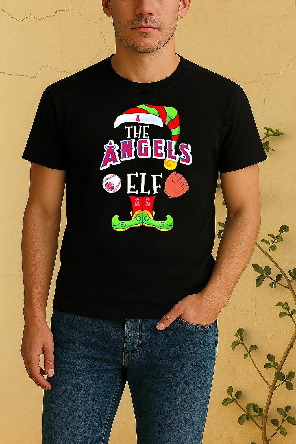 Los Angeles Angels Christmas Elf Shirt