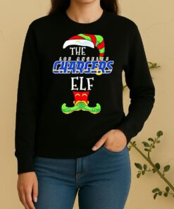 Los Angeles Chargers Christmas Elf Sweater