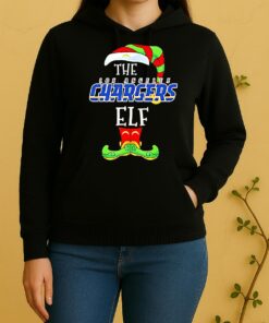 Los Angeles Chargers Christmas Elf Unisex Hoodie