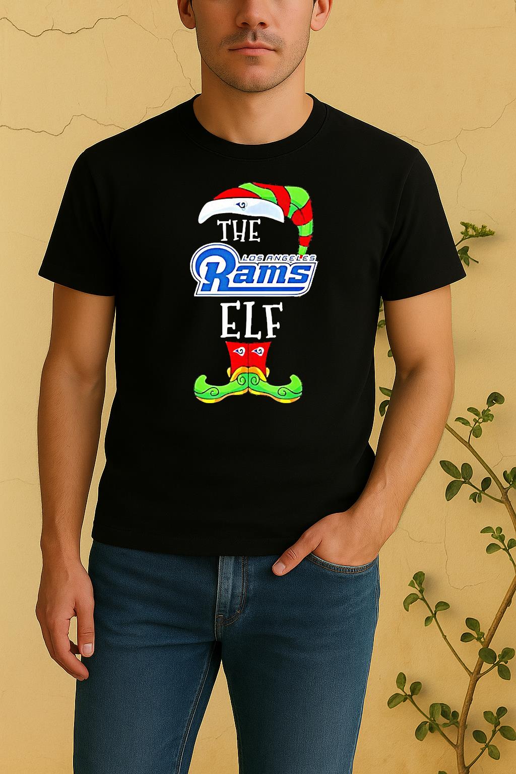 Los Angeles Rams Christmas Elf Shirt