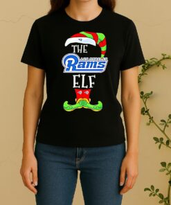 Los Angeles Rams Christmas Elf Women Shirt
